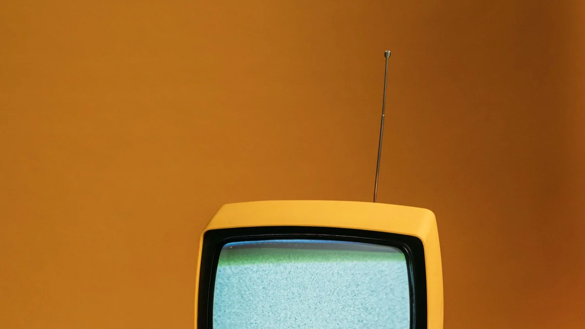 A large flat-screen television mounted in a living room